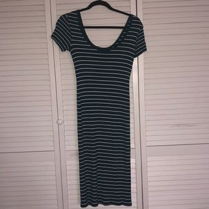 Striped Midi Dress